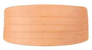 SOLID Peach ceinture de smoking