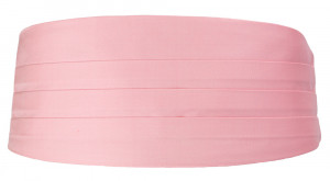 SOLID Pink ceinture de smoking