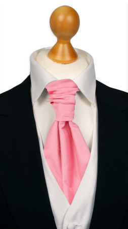 SOLID Pink lavallière pré-noué