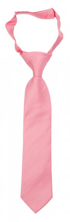 SOLID Pink petite cravate enfant pré-nouée