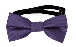 SOLID Purple nœud papillon bébé
