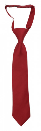 SOLID Red petite cravate enfant pré-nouée