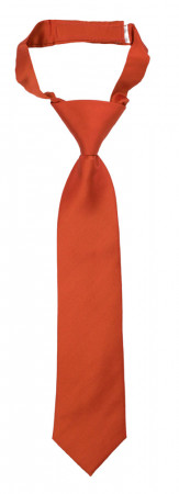 SOLID Rusty Orange petite cravate enfant pré-nouée