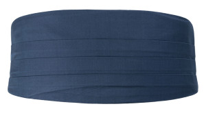 SOLID Steel blue ceinture de smoking