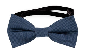 SOLID Steel blue nœud papillon bébé