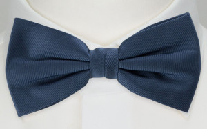 SOLID Steel blue nœud papillon enfant
