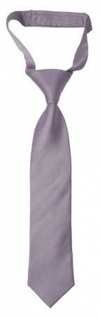 SOLID Violet petite cravate enfant pré-nouée