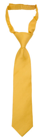 SOLID Yellow petite cravate enfant pré-nouée