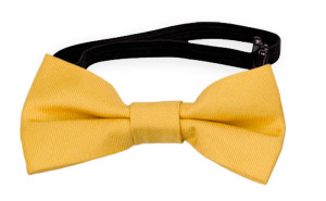 SOLID Yellow nœud papillon bébé