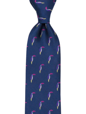 TOUCANNON Blue cravate