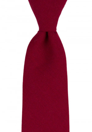 WISTFUL Dark red cravate classique
