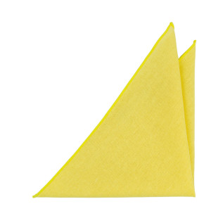 WISTFUL Light yellow pochette de costume