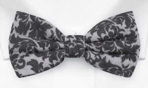 ZAMURAL Grey nœud papillon