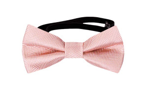 JAGGED Blush pink nœud papillon bébé