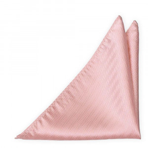 JAGGED Blush pink pochette de costume