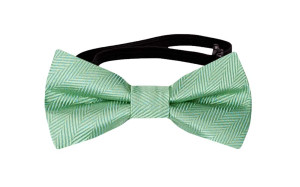 JAGGED Seafoam turquoise nœud papillon bébé