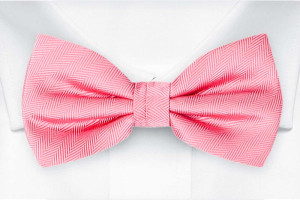 JAGGED Warm pink nœud papillon
