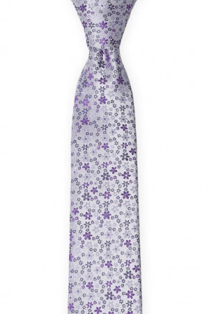 JAIMALA Dusty purple cravate slim