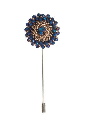 JEWELLERY BLUE GOLD épinglette
