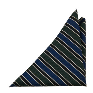 LINED UP GREEN BLUE pochette de costume