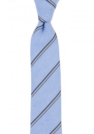 LINENLINES LIGHT BLUE cravate slim
