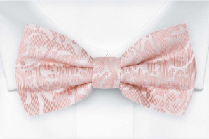 LOVEDELTA Blush pink nœud papillon pré-noué