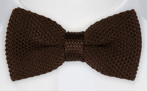 MANFUL DARK BROWN nœud papillon pré-noué