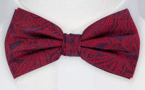 MAXIM DARK RED nœud papillon