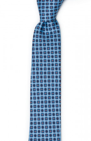 MEDAGLIONI Light blue cravate slim