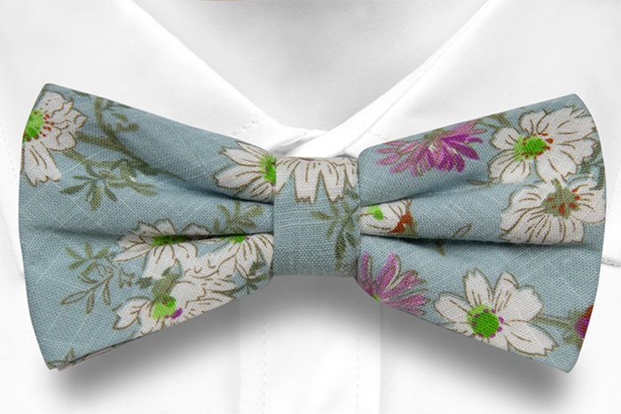 MEMORYLANE Turquoise nœud papillon pré-noué
