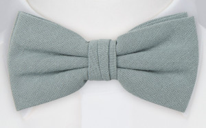 MOREAMORE Blue jade nœud papillon pré-noué