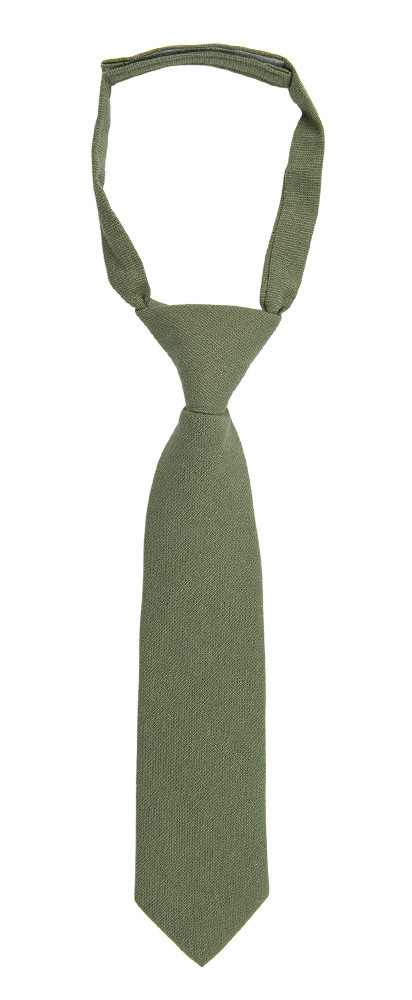 MOREAMORE Laurel green petite cravate enfant pré-nouée