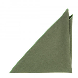 MOREAMORE Laurel green pochette de costume