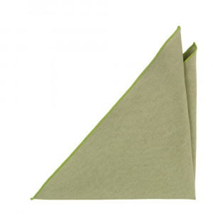 MOREAMORE Sage green pochette de costume