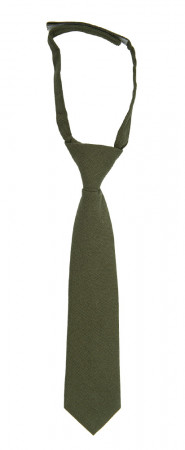 MOREAMORE Seaweed green petite cravate enfant pré-nouée