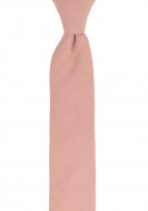 MOREAMORE Vintage pink cravate slim