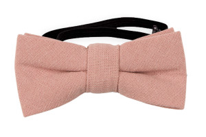 MOREAMORE Vintage pink nœud papillon bébé