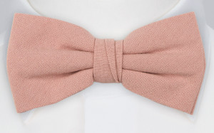 MOREAMORE Vintage pink nœud papillon pré-noué