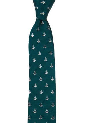 NAVIGATIONAL DARK GREEN cravate slim