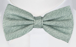 Nuptials Dusty Green nœud papillon pré-noué