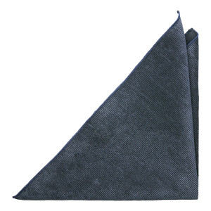 OMBONAD DARK BLUE pochette de costume