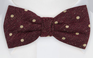 ONPOINT DARK RED nœud papillon pré-noué