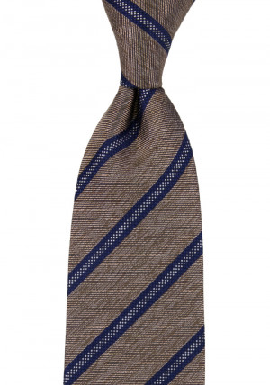 OPULENT BROWN MELANGE cravate