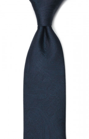 ORNATE Dark blue cravate classique