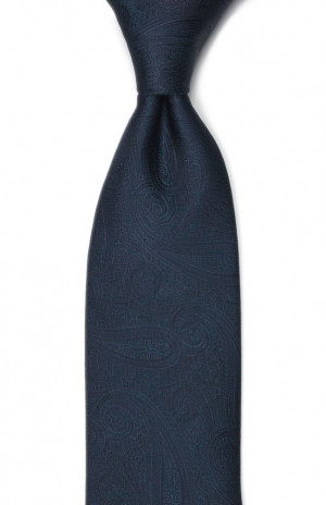 ORNATE Dark blue cravate