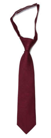 ORNATE Dark red petite cravate enfant pré-nouée
