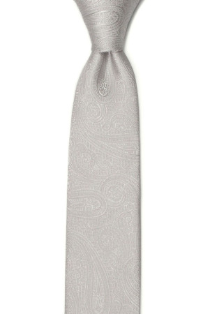 ORNATE Silver cravate pour enfant medium