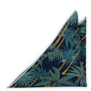 PALMISTRY Dark navy pochette de costume