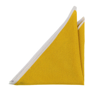 PURLEWISE LEMON YELLOW pochette de costume