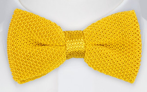 PURLEWISE LEMON YELLOW nœud papillon pré-noué